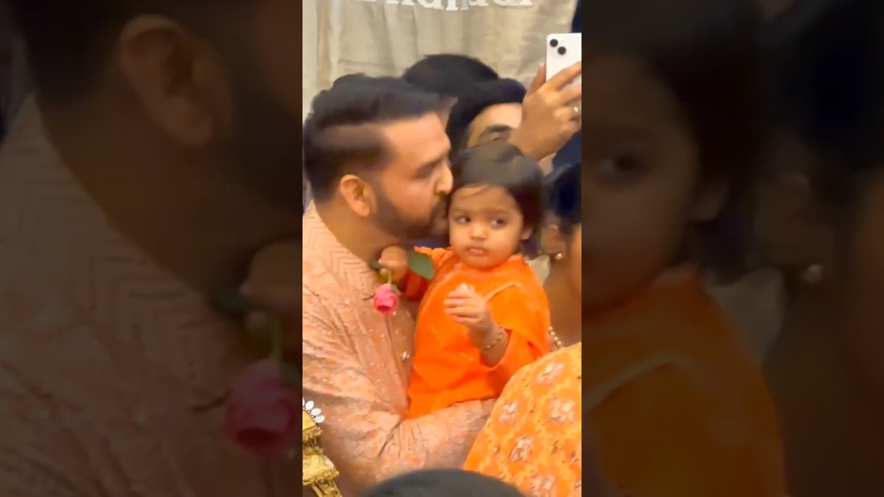 Isha Ambani Husband Anand Piramal And Son Krishna Piramal Ambani Cute Moments Anant Radhika Wedding