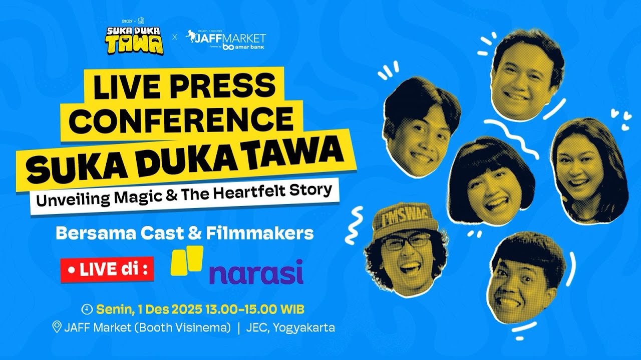 [LIVE] Press Conference Suka Duka Tawa | Tayang 8 Januari 2026 di Bioskop