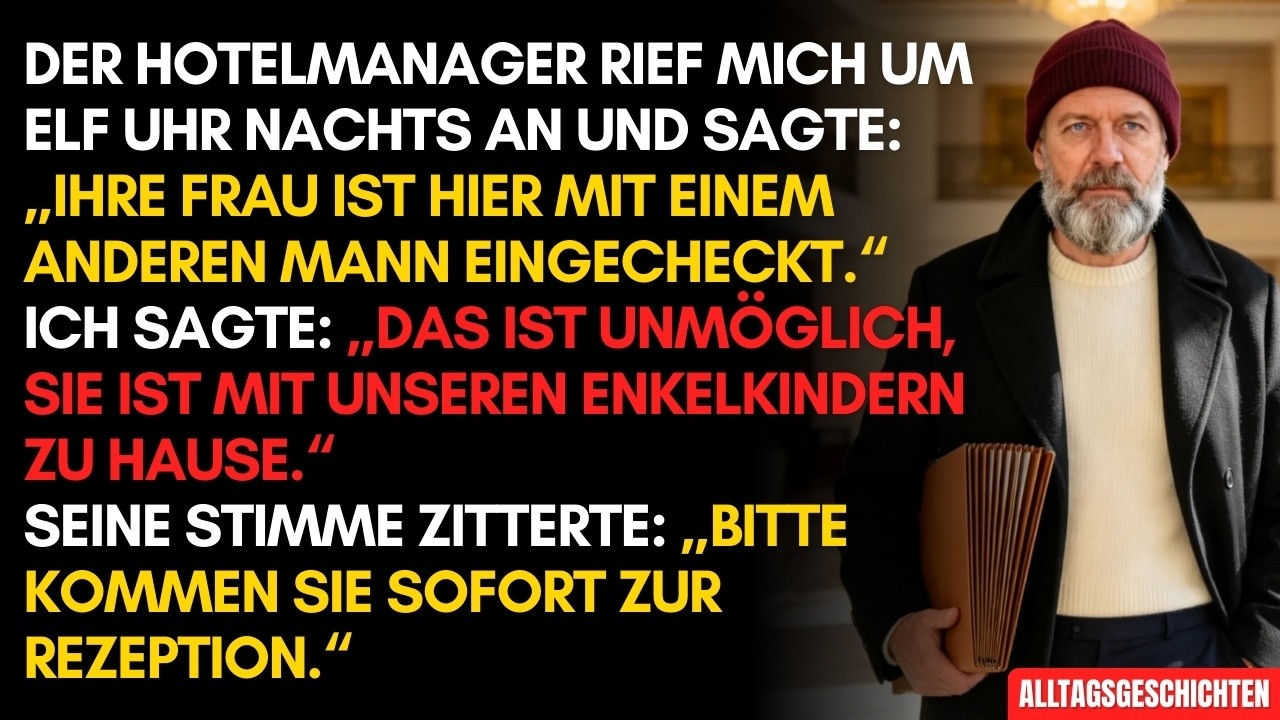 Als ich hörte: „Ihre Frau ist mit einem anderen Mann hier“, erstarrte ich… Dann plante ich alles!