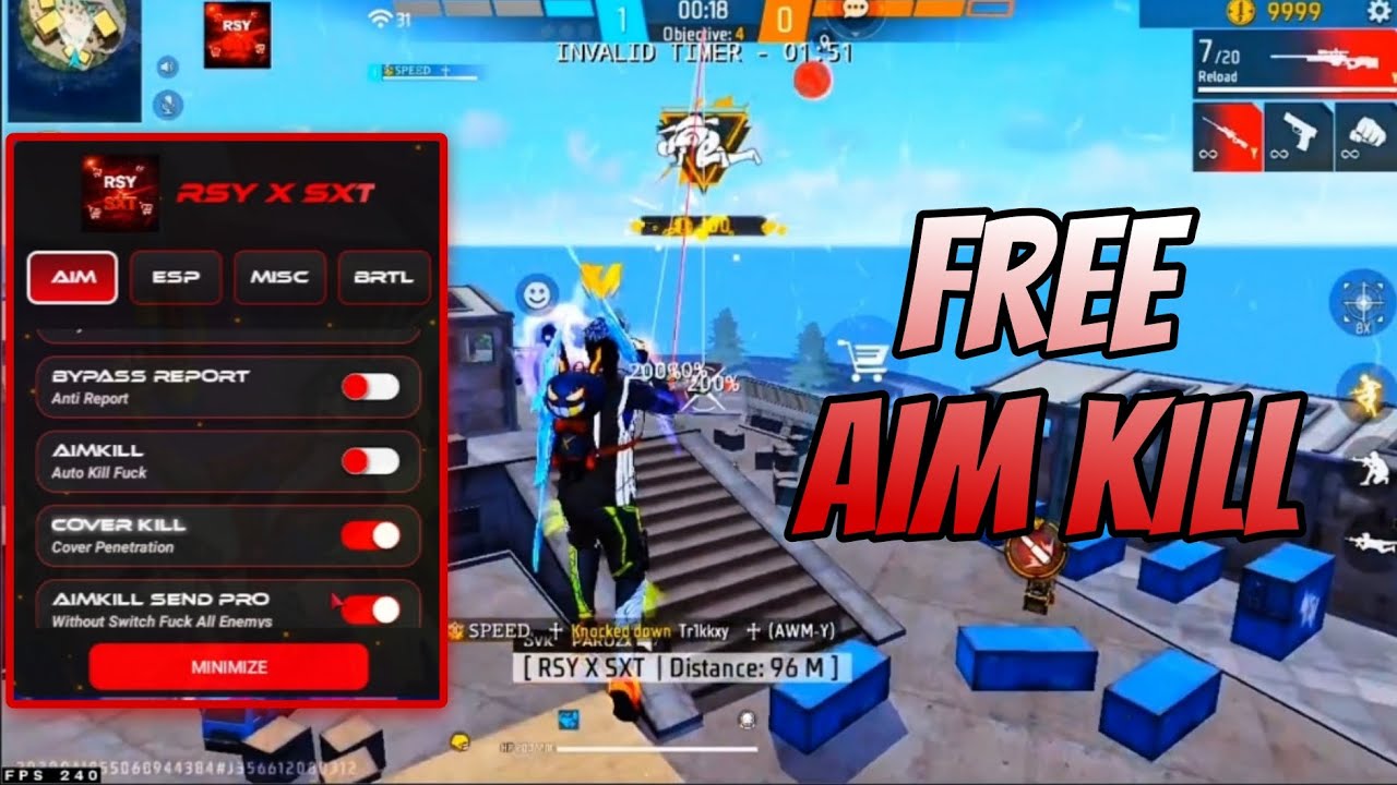 FREE FIRE PC PANEL OB52 💻 FREE FOR 2 DAY 🎯 AIM KILL | DOWNKILL PANEL 100% ANTIBAN SAFE ✅