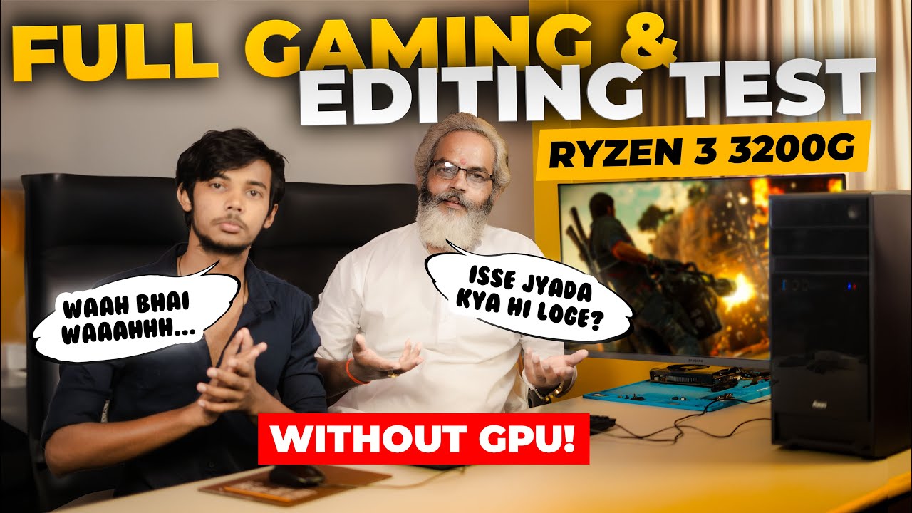 Full Testing Video 🔥 Ryzen 3 3200G PC Build