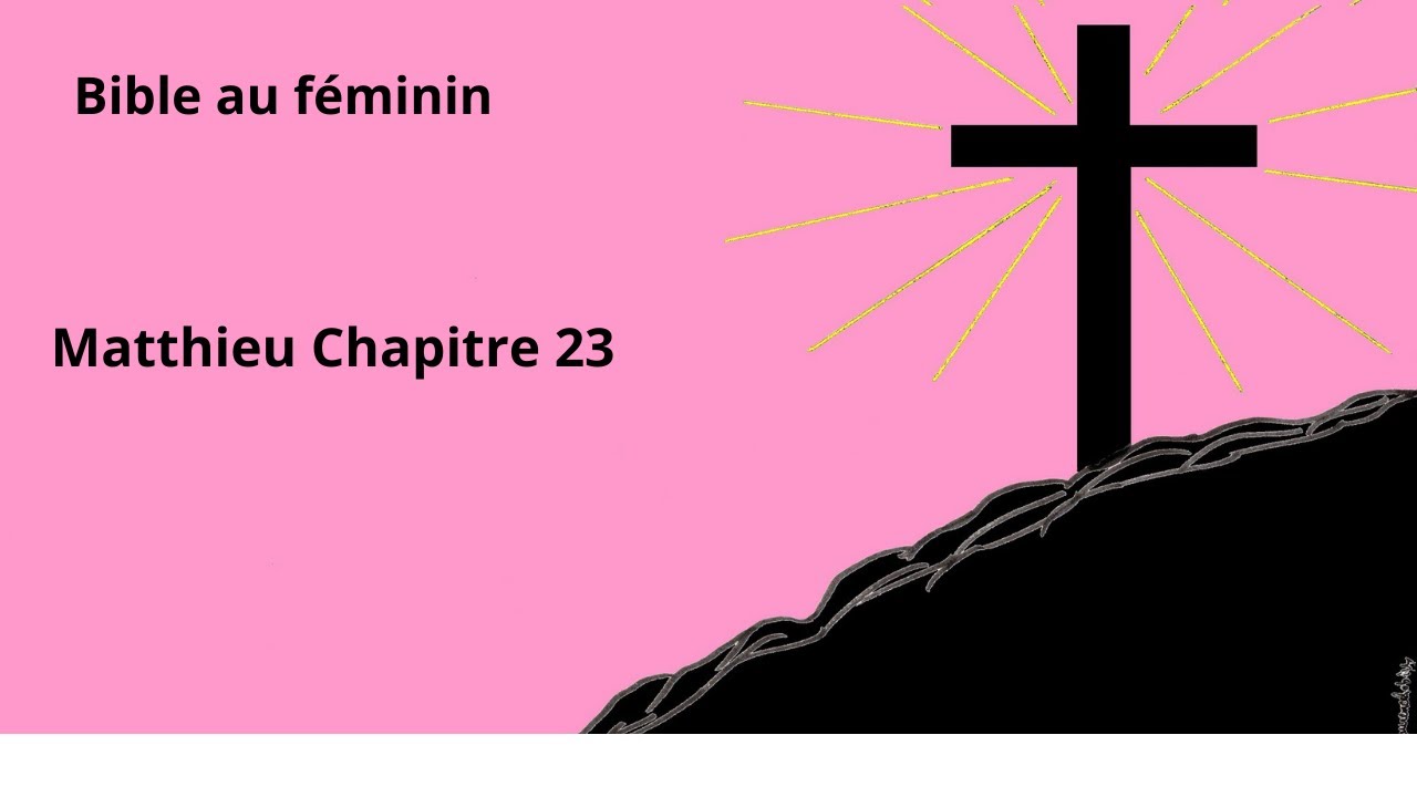 Matthieu Chapitre 23