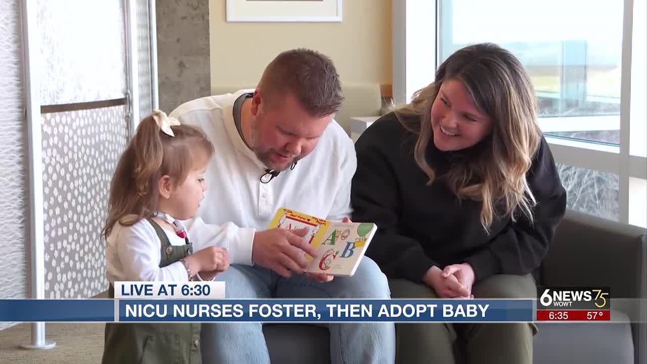 Omaha NICU nurses foster then adopt baby