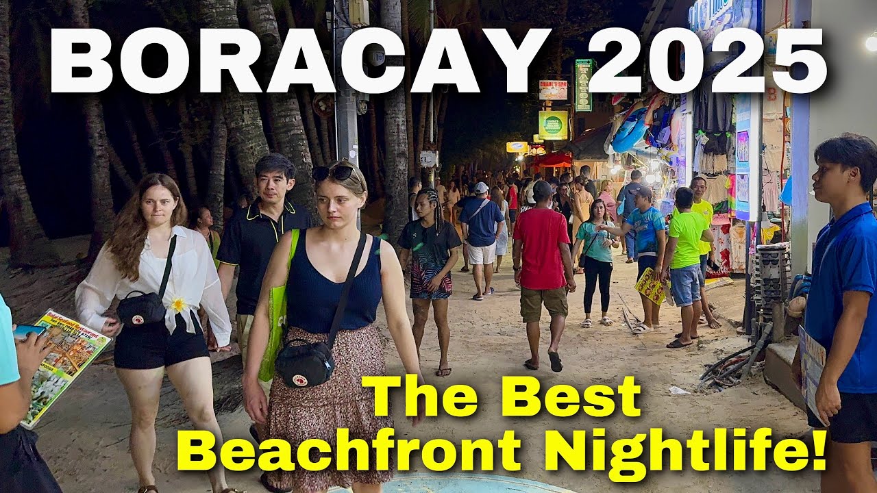 BORACAY NIGHTLIFE 2025 | Experience the Best of Beachfront Nightlife in Boracay Island, Philippines