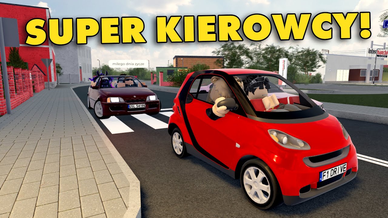 JEŹDZIMY Z WIDZAMI PO SERWERZE PUBLICZNYM PCD - Hogaty i Firka w Roblox - Polish Car Driving