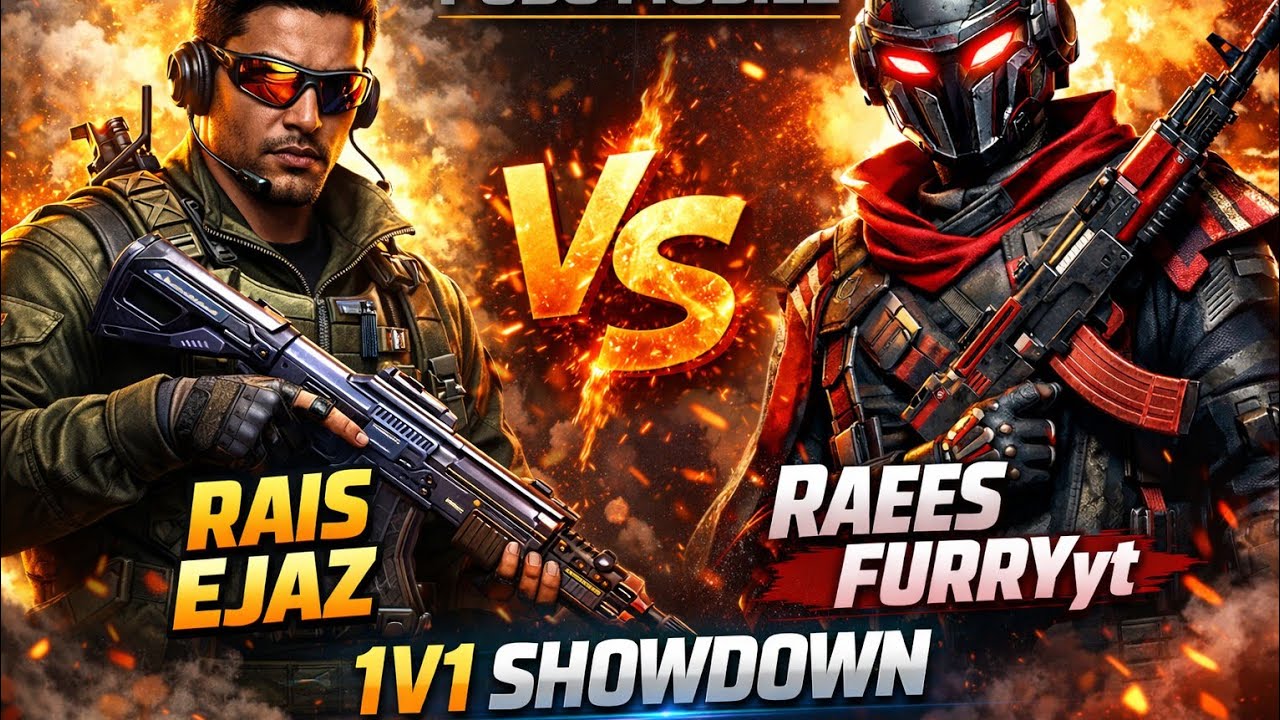 1v1 Room Match 🔥 Rais Ejaz vs RAEES FURRY 乂YT | PUBG Mobile