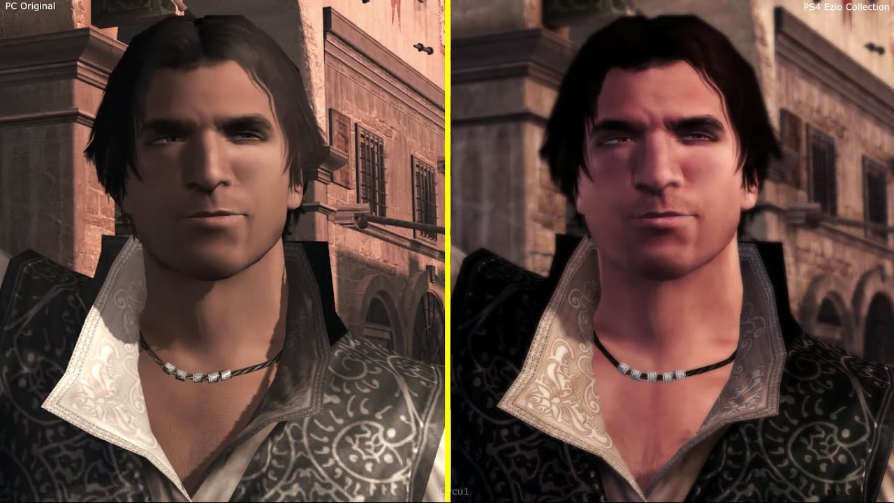 Assassin's Creed 2: Коллекция Эцио: сравнение графики оригинальных версий PS4 и ПК