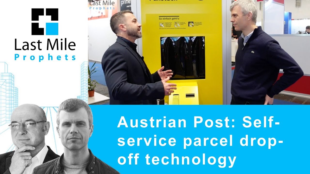 Austrian Post: Self-service parcel drop-off technology by Escher