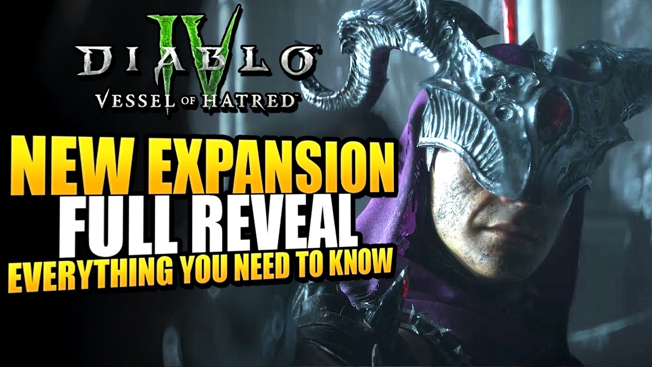 Diablo 4 New Expansion Revealed - Warlock, Endgame Rework, New Skill Tree's and MORE