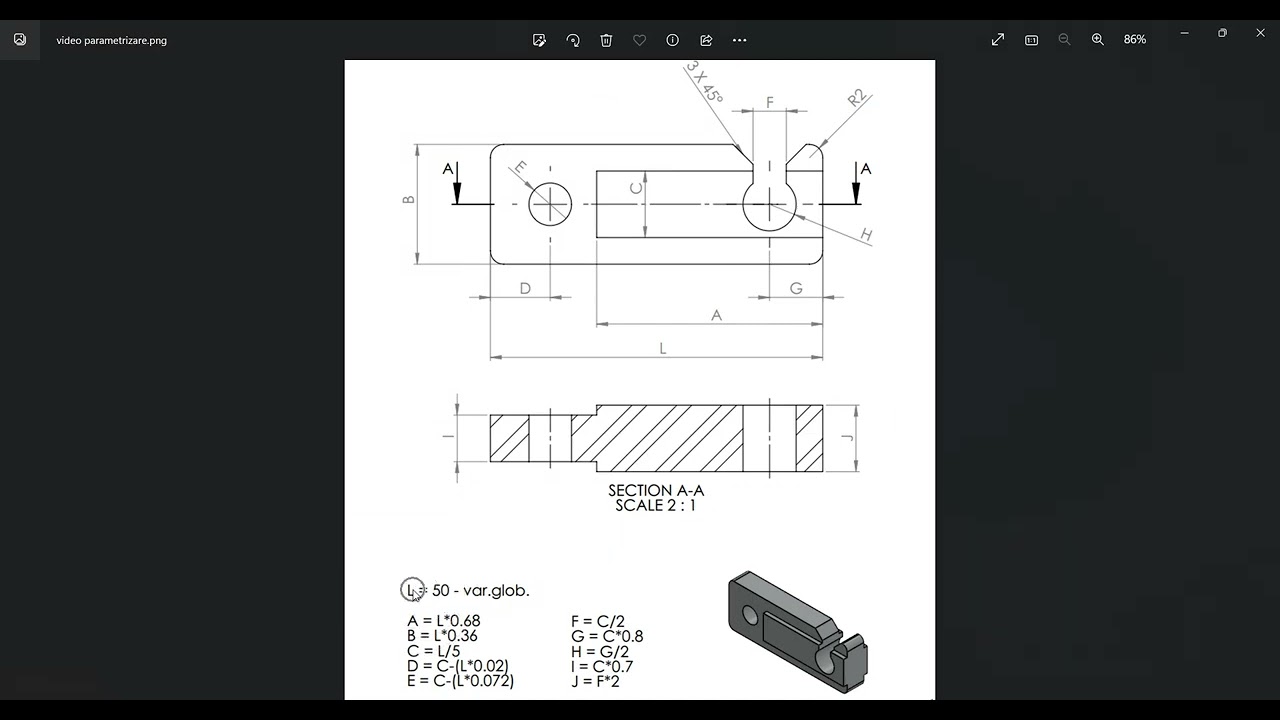 Modelarea parametrica a solidelor - SOLIDWORKS