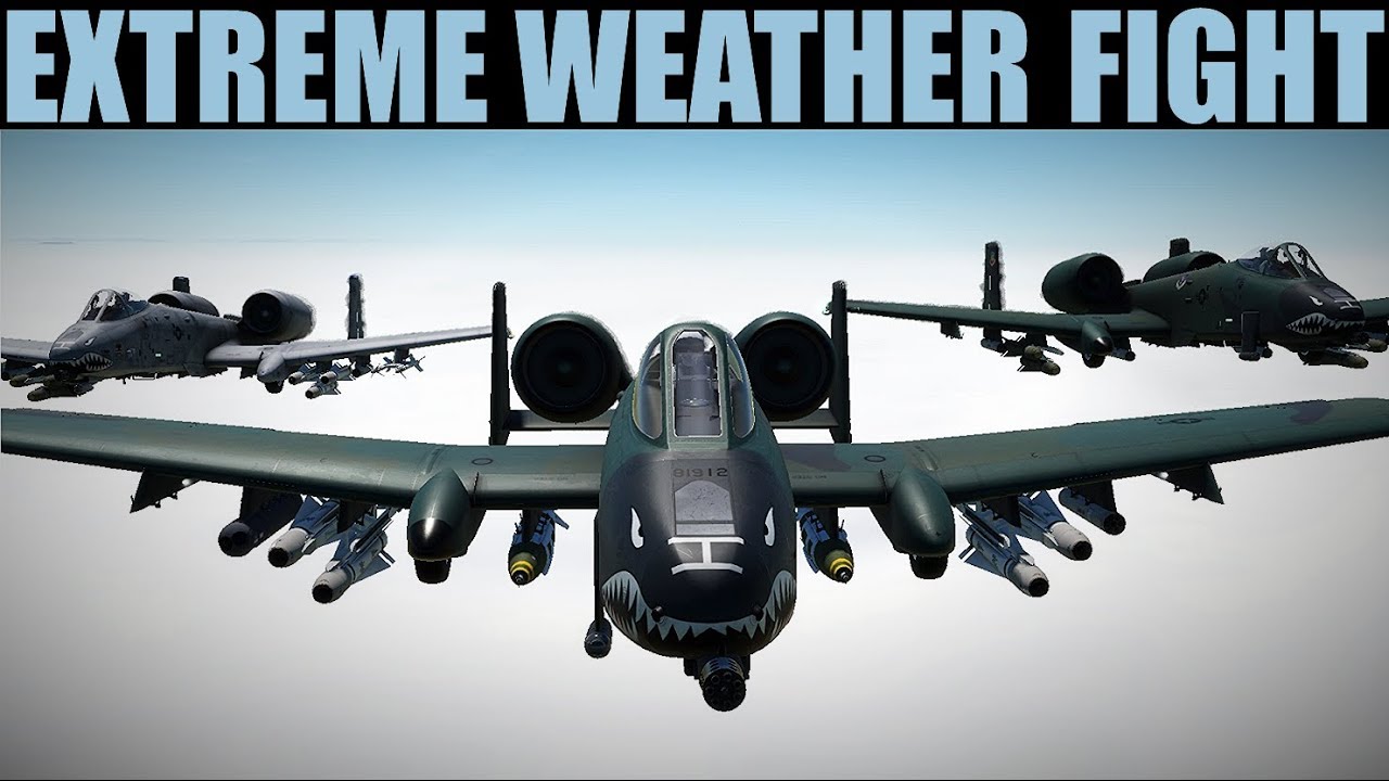 EXTREME Weather Precision Bombing Mission #HurricaneSherman | DCS 2.5