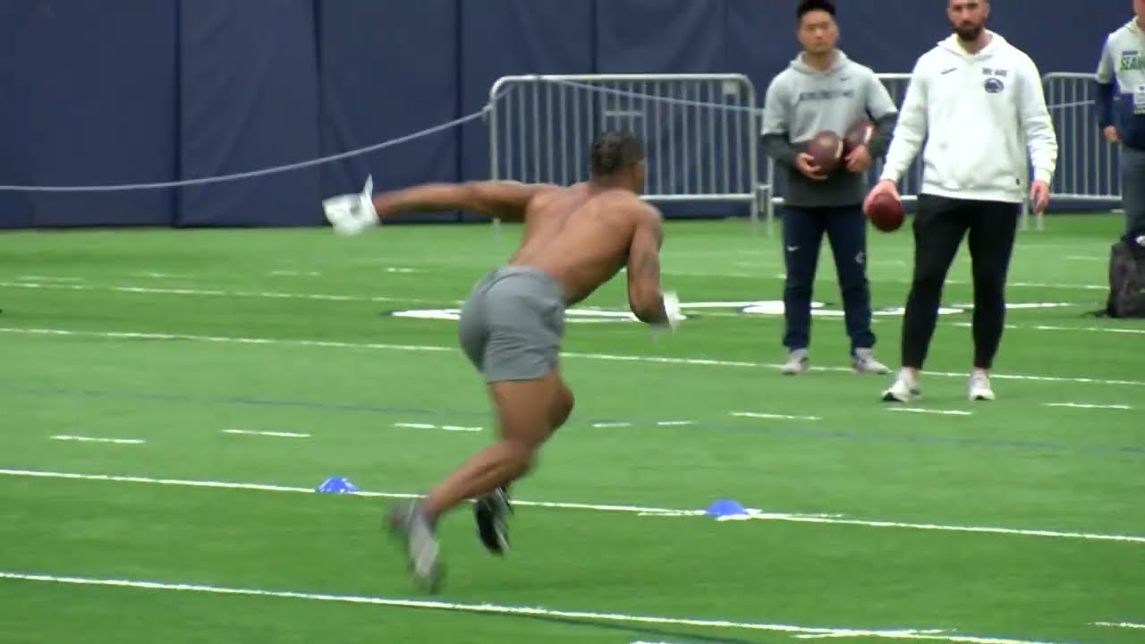 Scenes from Jaquan Brisker, former Penn State Football safety Pro Day