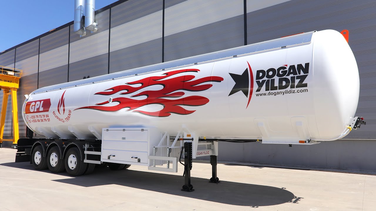 Semi trailer  LPG Transport Tank for AFRICA by Dogan Yildiz and Petrogas