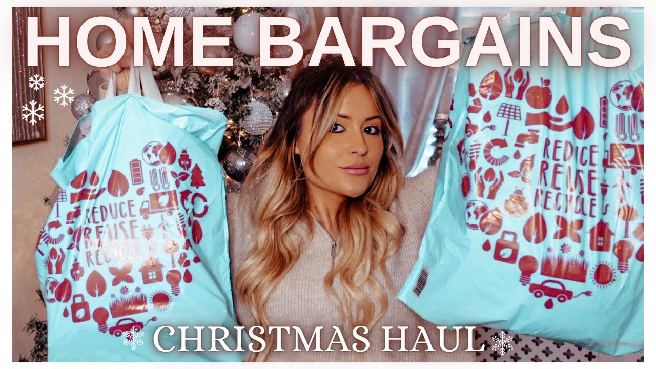 HUGE HOME BARGAINS CHRISTMAS HAUL DECEMBER 2023