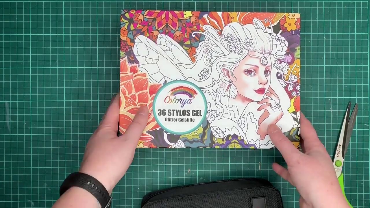 Happy Mail & Unboxing - 36 Stylos Gel (Glitzer Gelstifte) by Colorya
