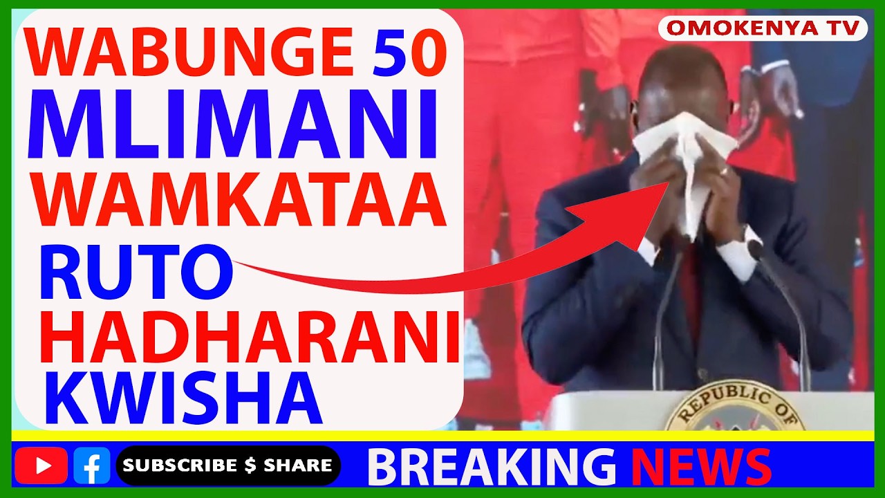 Kwisha Ruto: Habari Mbaya Yatumwa Kwa Rais Ruto Ikulu