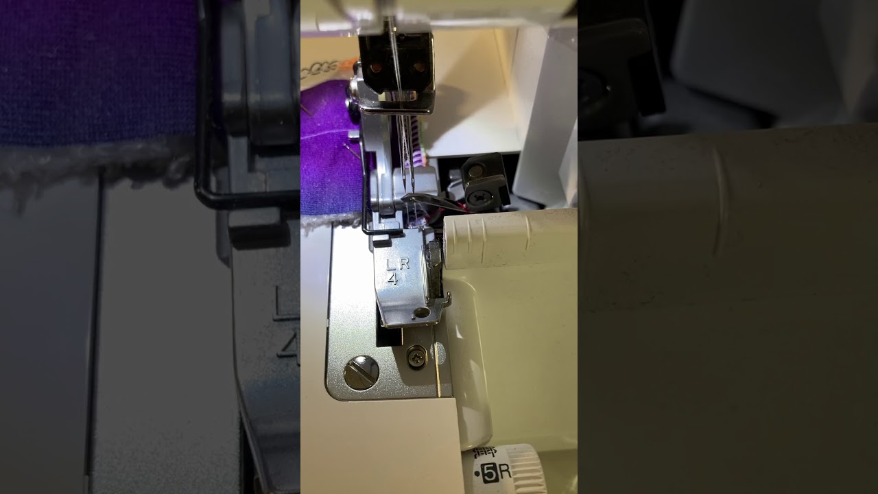 How to sew around square corners on an overlocker / serger