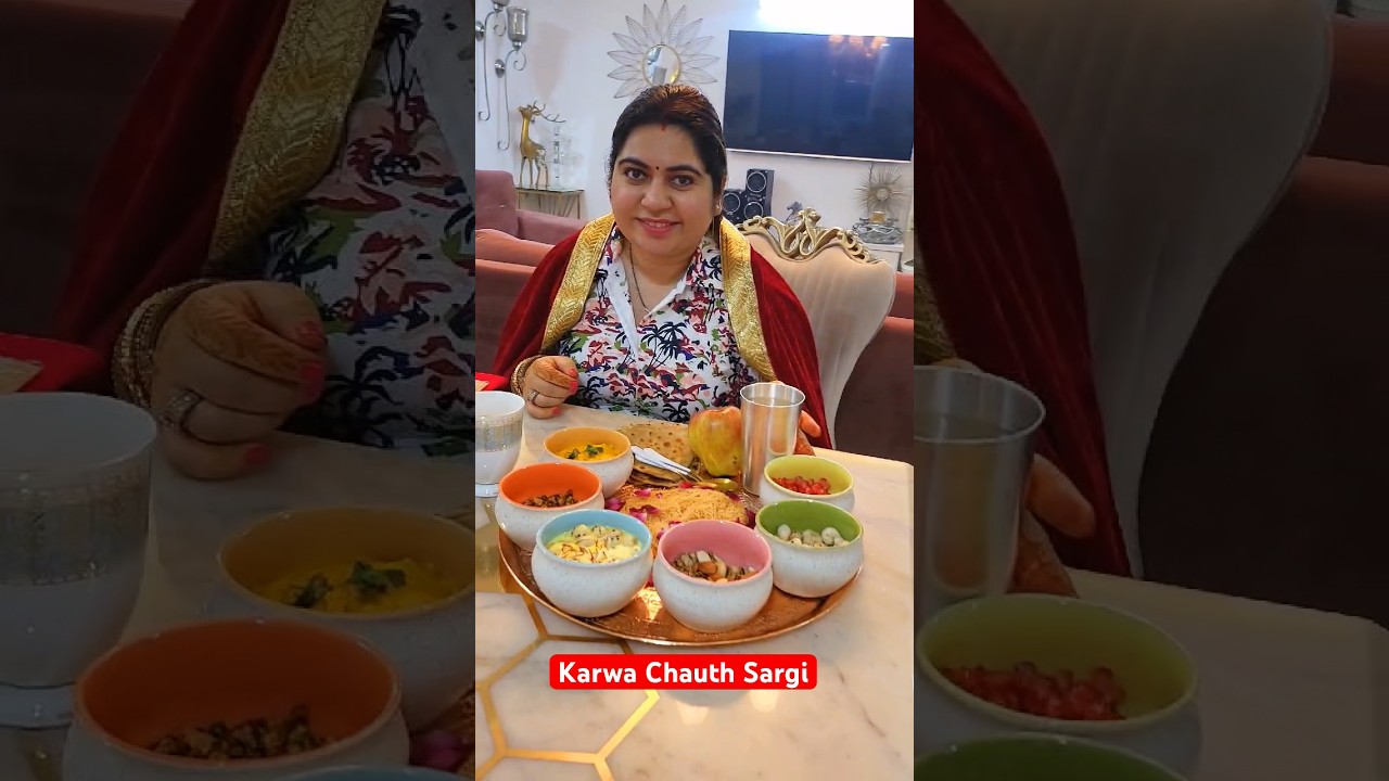 First Karwa Chauth | Sargi | #sargi #karwachauth #karwachauthspecial #karwa #trending #yagunsh #vlog