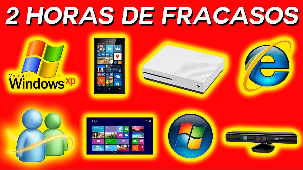 Todos los DESASTRES de MICROSOFT Saga Completa