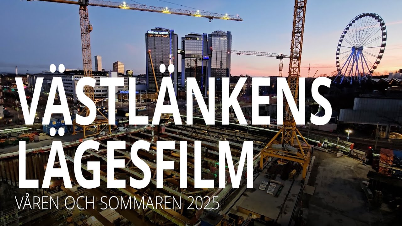 Här bygger vi Västlänken – våren och sommaren 2025 | Trafikverket