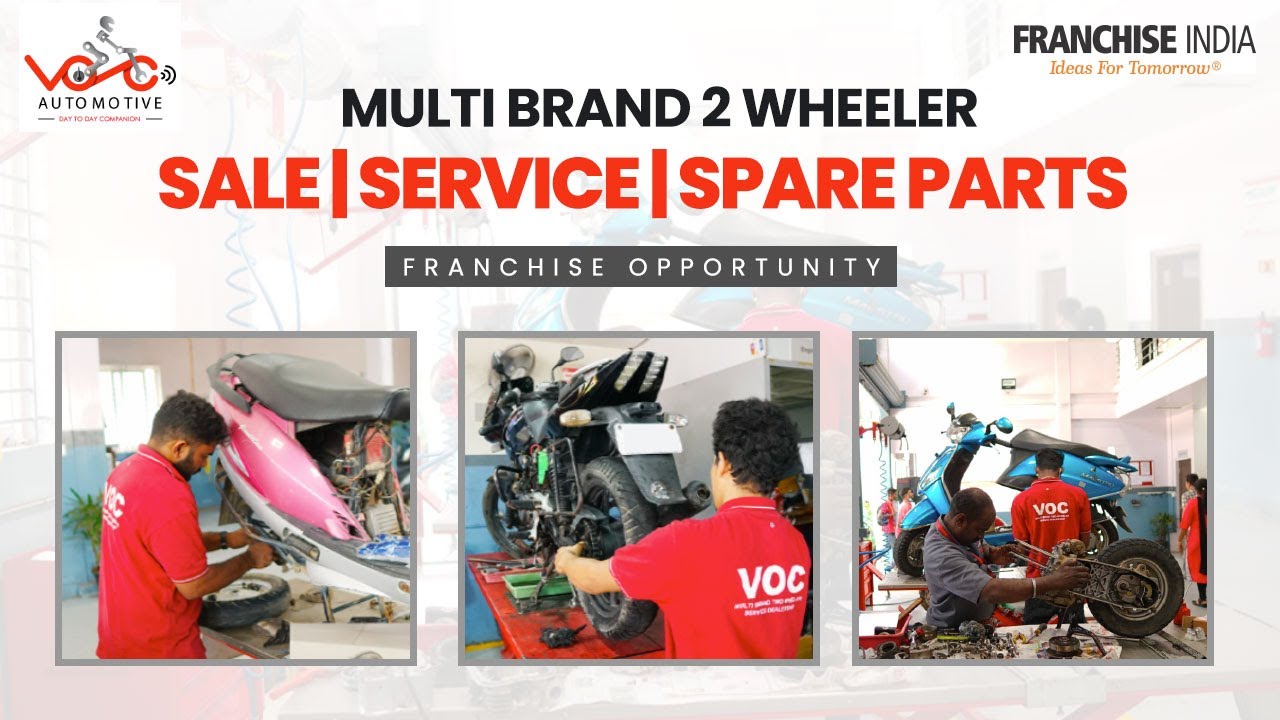 VOC Automotive:- Two Wheeler Service Centre & Spare Parts | Franchise Opportunity | BOOC