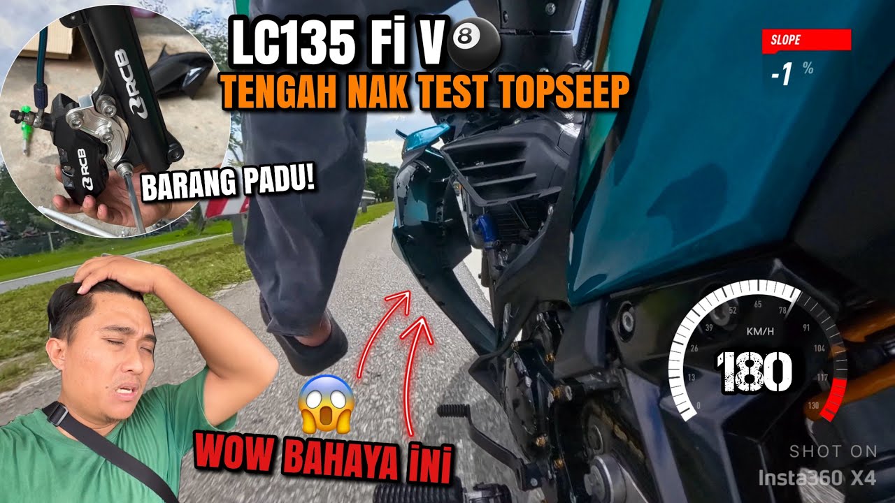LC135 Fi V8 | ada yang nak try dengan MOTOR AKU | barang RCB