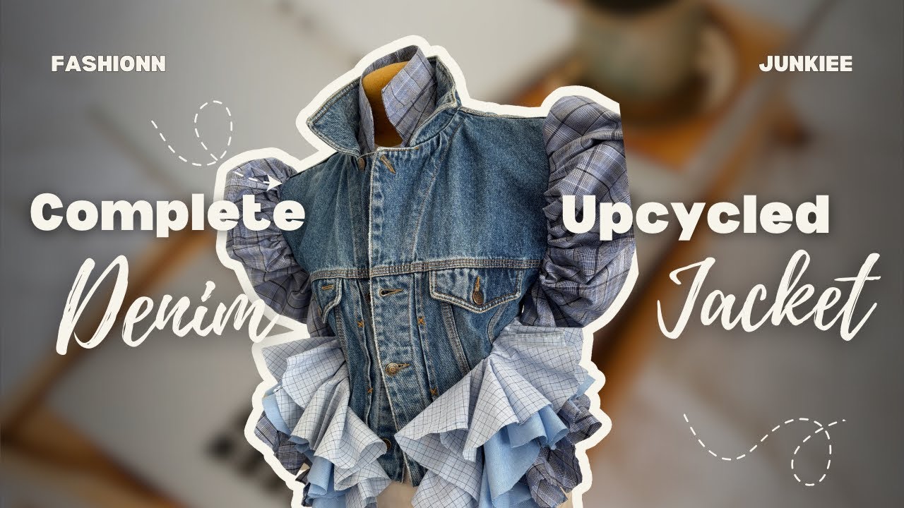 Upcycling a denim jacket + it sold out!