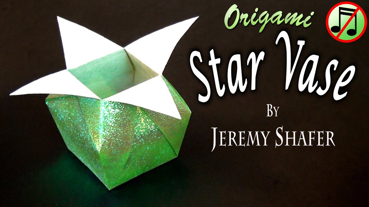 Origami Star Vase (no music)