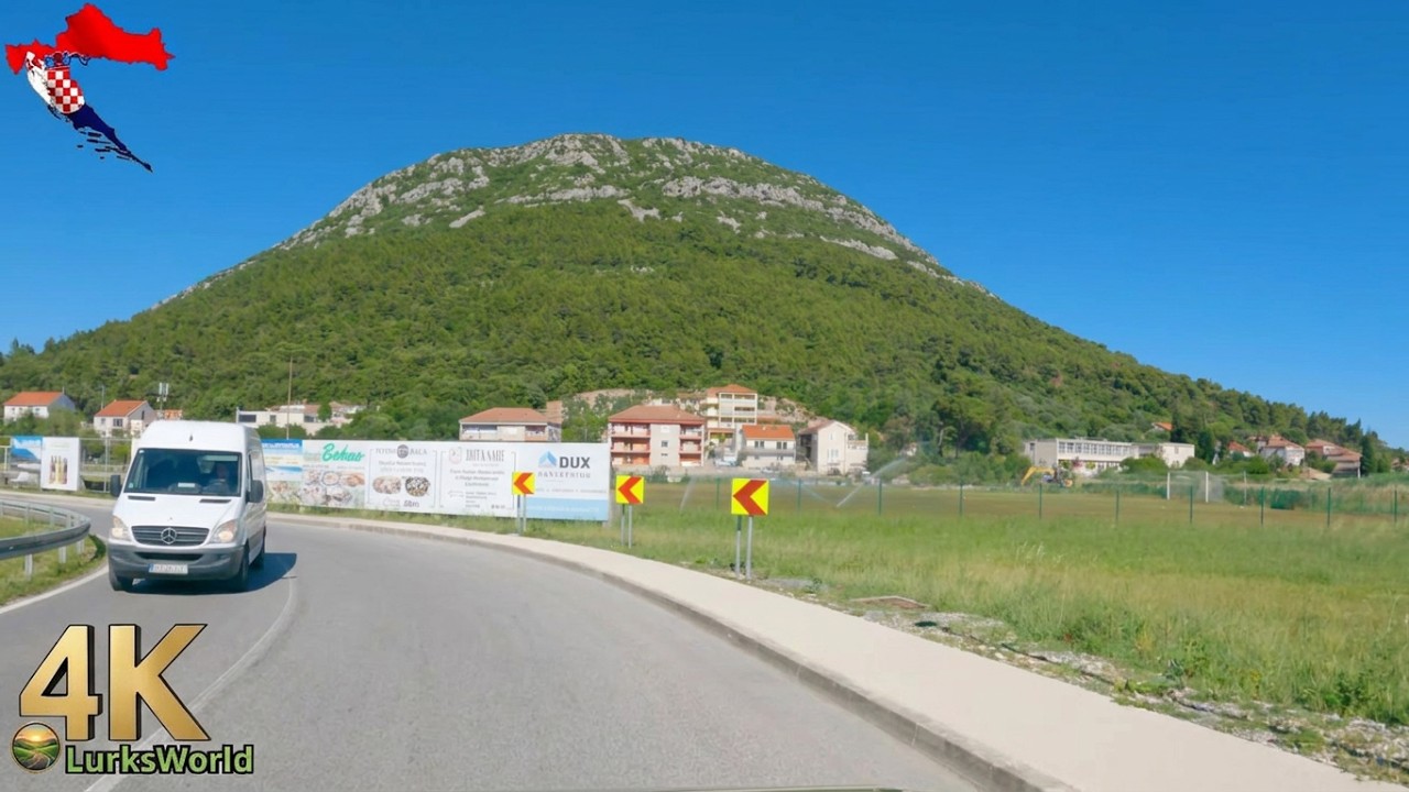 Scenic Drive in Croatia - Ston To Dubrovnik Airport *