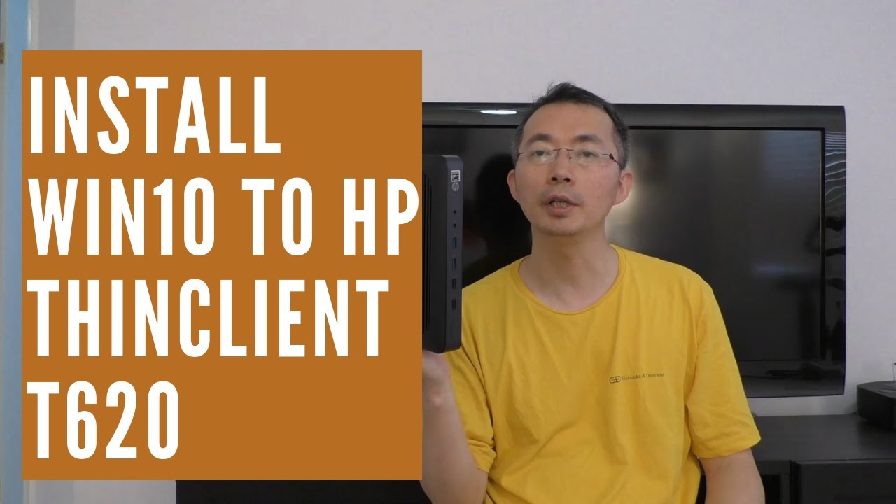 Instalacja systemu Win10 / Win7 x64 na komputerze HP Thinclient T620