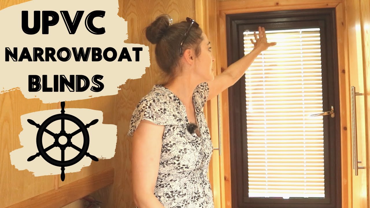 Perfect Fit Blinds Installation in our UPVC Narrowboat Windows
