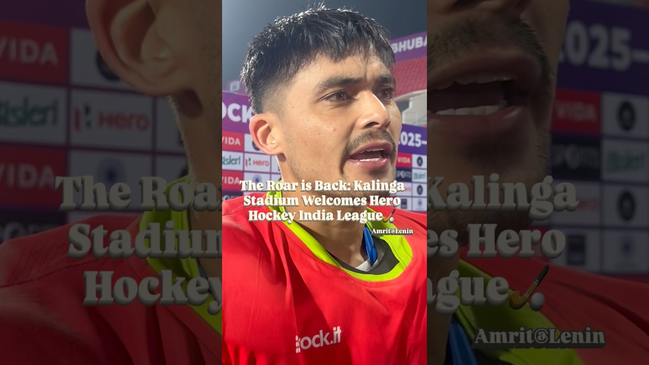 The Roar is Back: Kalinga Stadium Welcomes Hero Hockey India League🏑🏑 