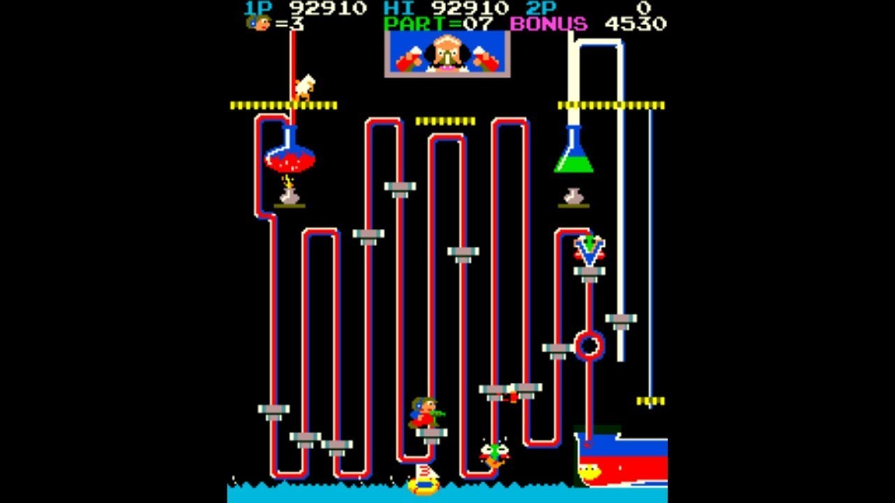 Dr. Micro [Arcade Longplay] (1983) Sanritsu