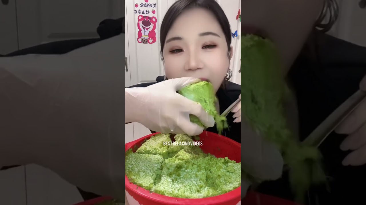 #matchaiceeating #mukbang #buzyemevideoları #food #asmr #eatingshow #eatingsounds #cruncheating