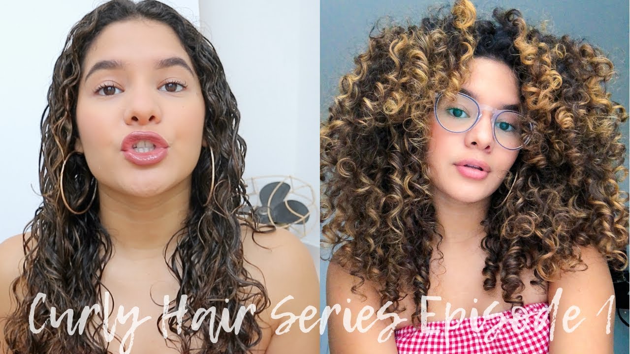 Curly Hair Routine For A Rainy and Humid day | CURLY SERIES EP. 1