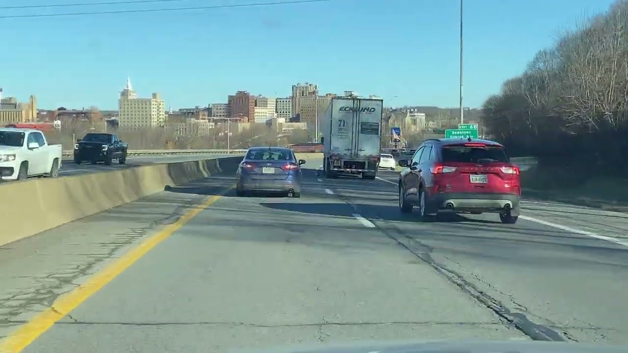 Youngstown OH, Freeways Drive (Interstate 680, Madison Avenue Expressway)