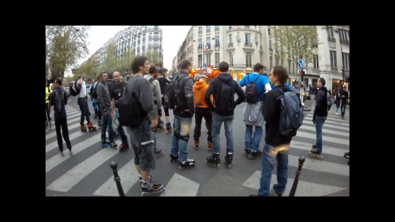 Roller du Lundi a Paris - deuxieme video