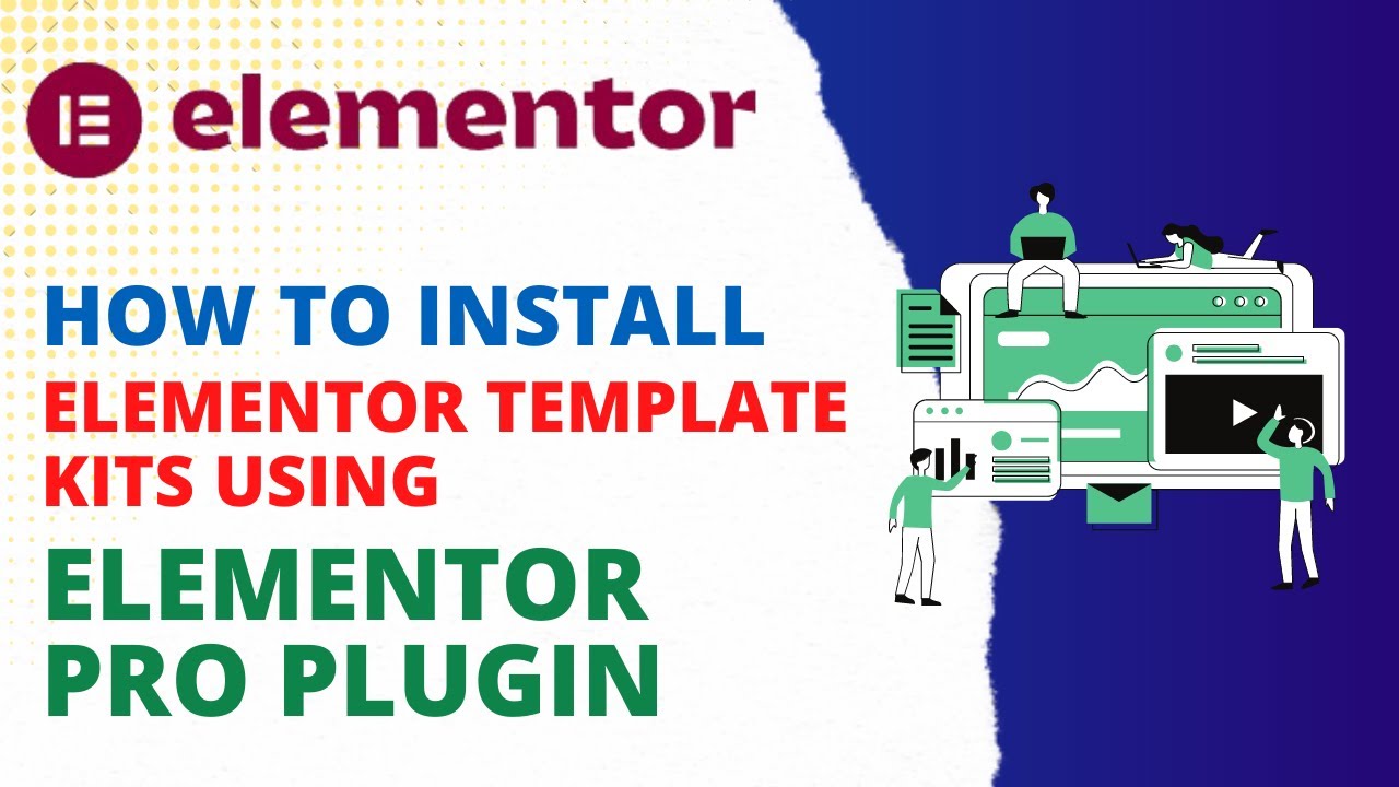 How To Install Elementor Template kit Using Elementor Pro Plugin | Elementor Theme Builder