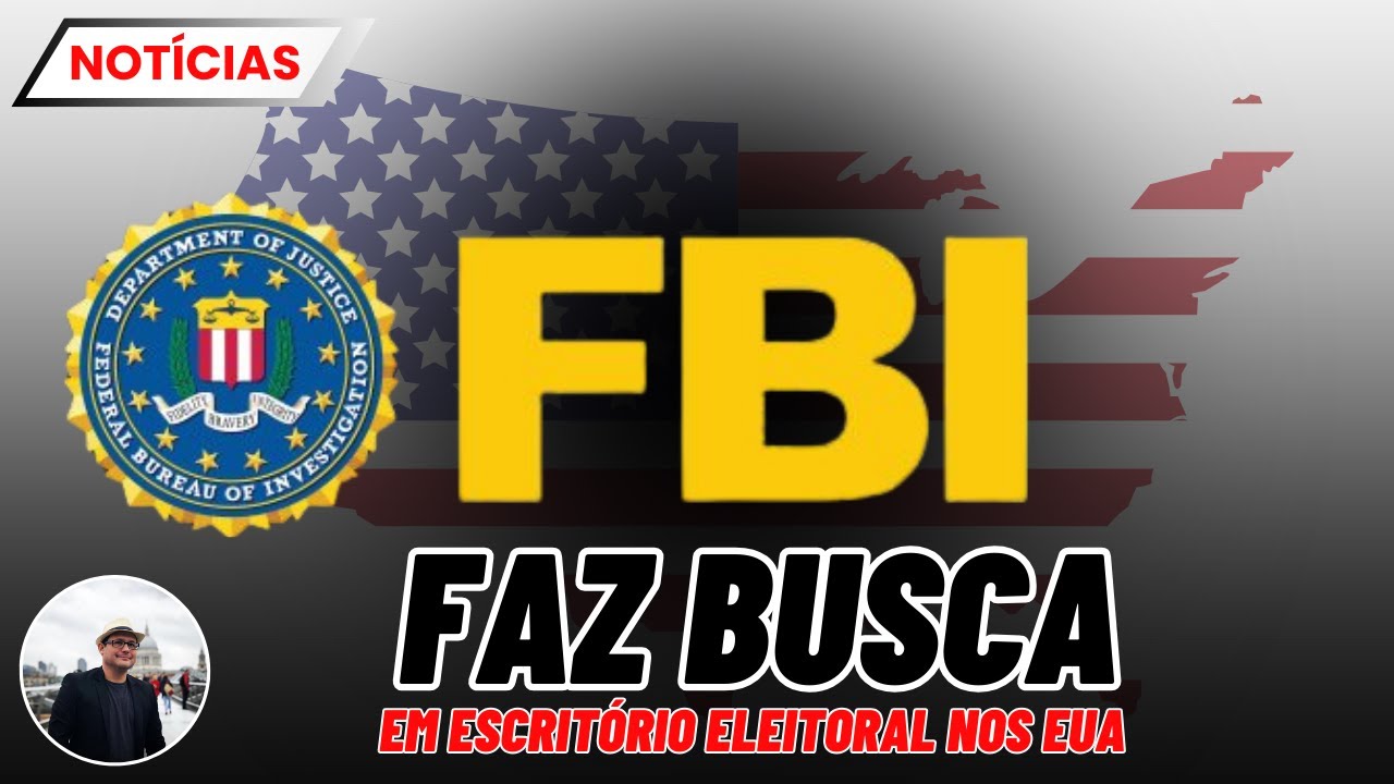 🔴AO VIVO: O FBI está CUMPRINDO um MANDADO de BUSCA em um ESCRITÓRIO ELEITORAL do ESTADO da GEÓRGIA