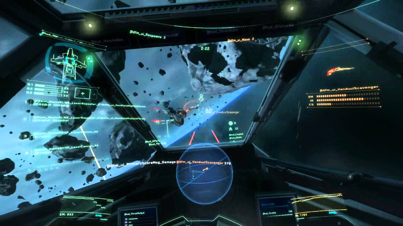 Star Citizen - Anvil Aerospace F7CM Super Hornet In-Game Space Combat