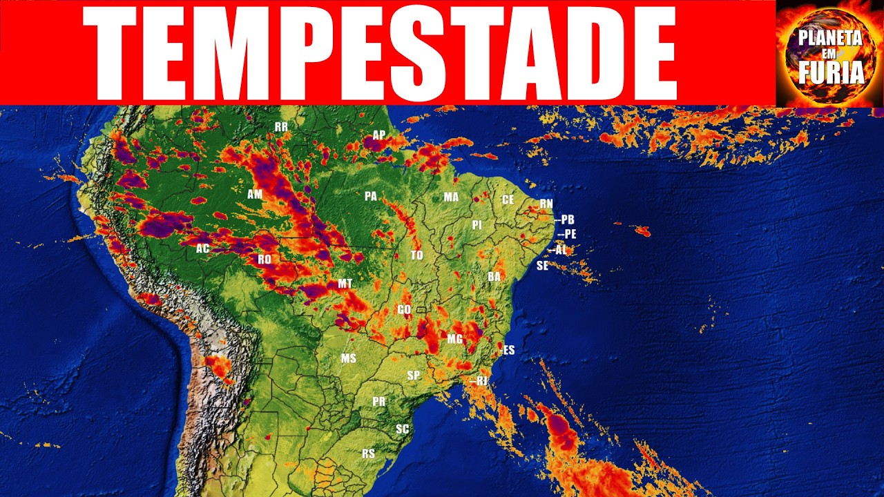 sequencia de temporais chegando