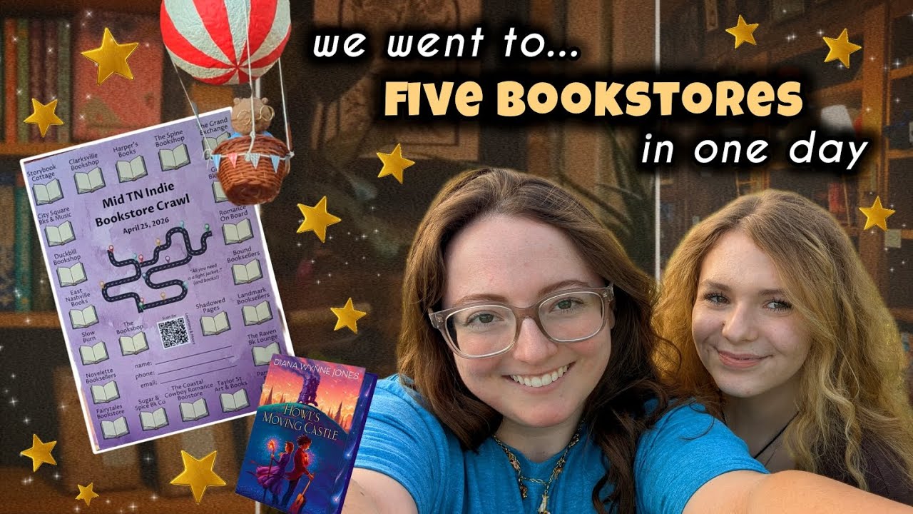 We Visited 5 Bookstores in One Day 💫 Indie Bookstore Crawl!