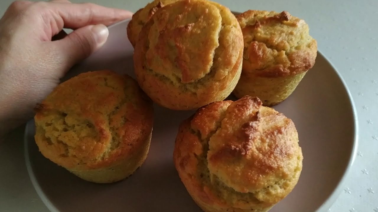 Magdalenas / Muffins keto.  De coco, canela y lim&oacute;n. | sin l&aacute;cteos | sin az&uacute;car | sin harina.