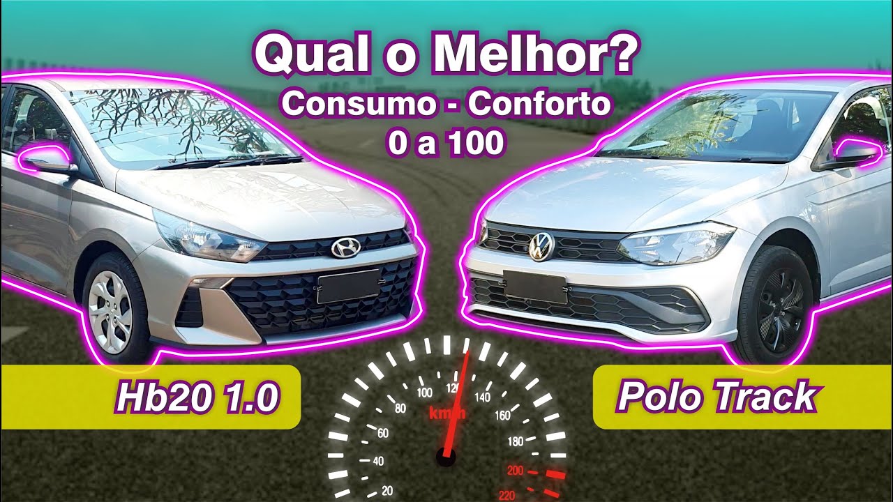 HB20 1.0 x Polo Track: Qual Popular Aspirado Anda Mais e Bebe Menos?