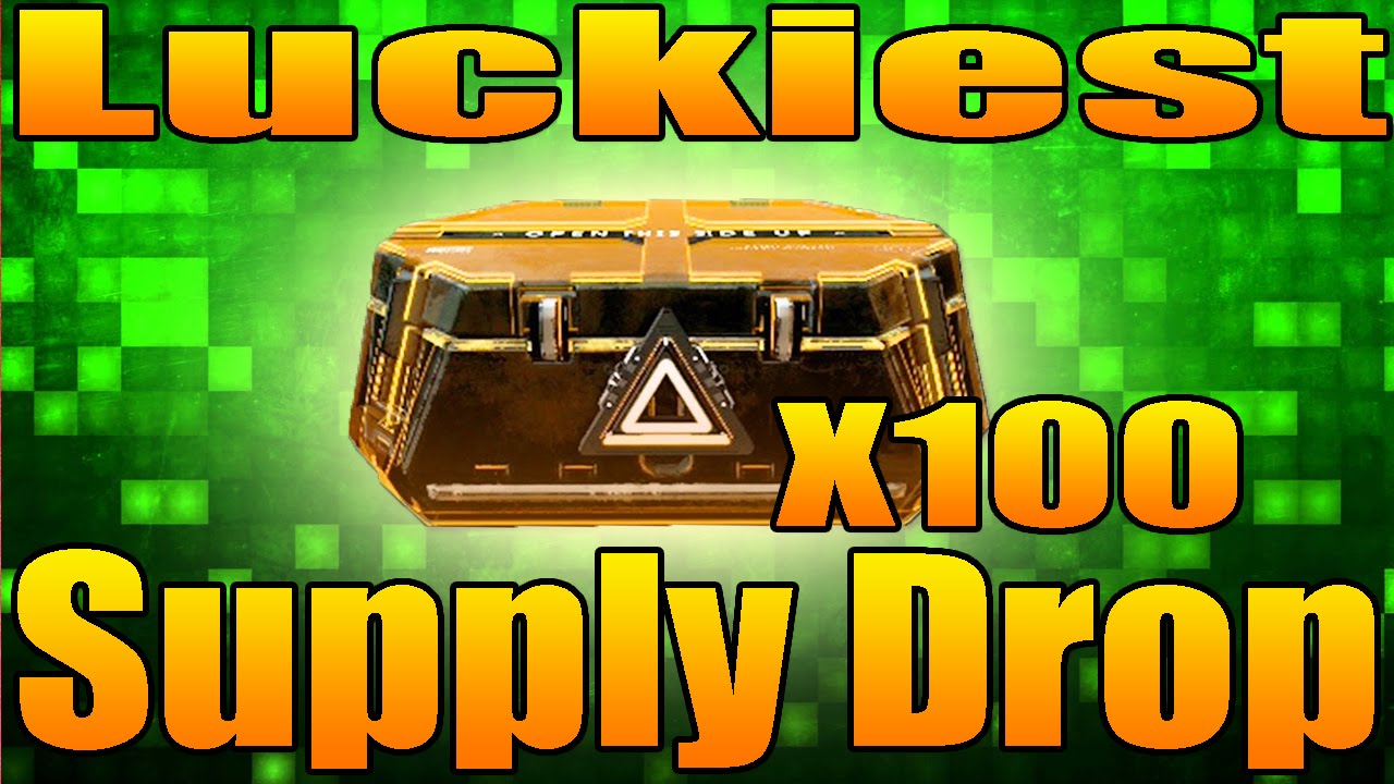 Luckiest Advanced Supply Drop Opening (Opening 100 Advanced Supply Drops - With Epic Reactions)