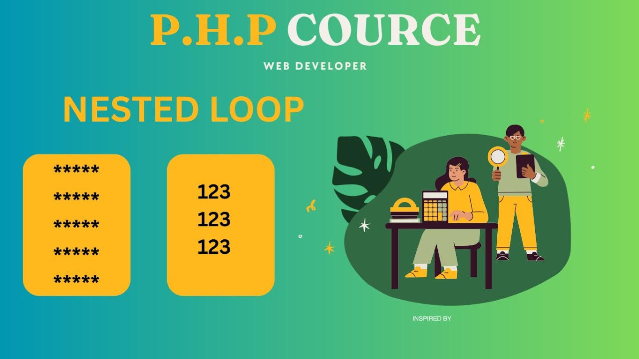 PHP Tutorial- Nested Loop in PHP...... hindi, @coding logical Mithila