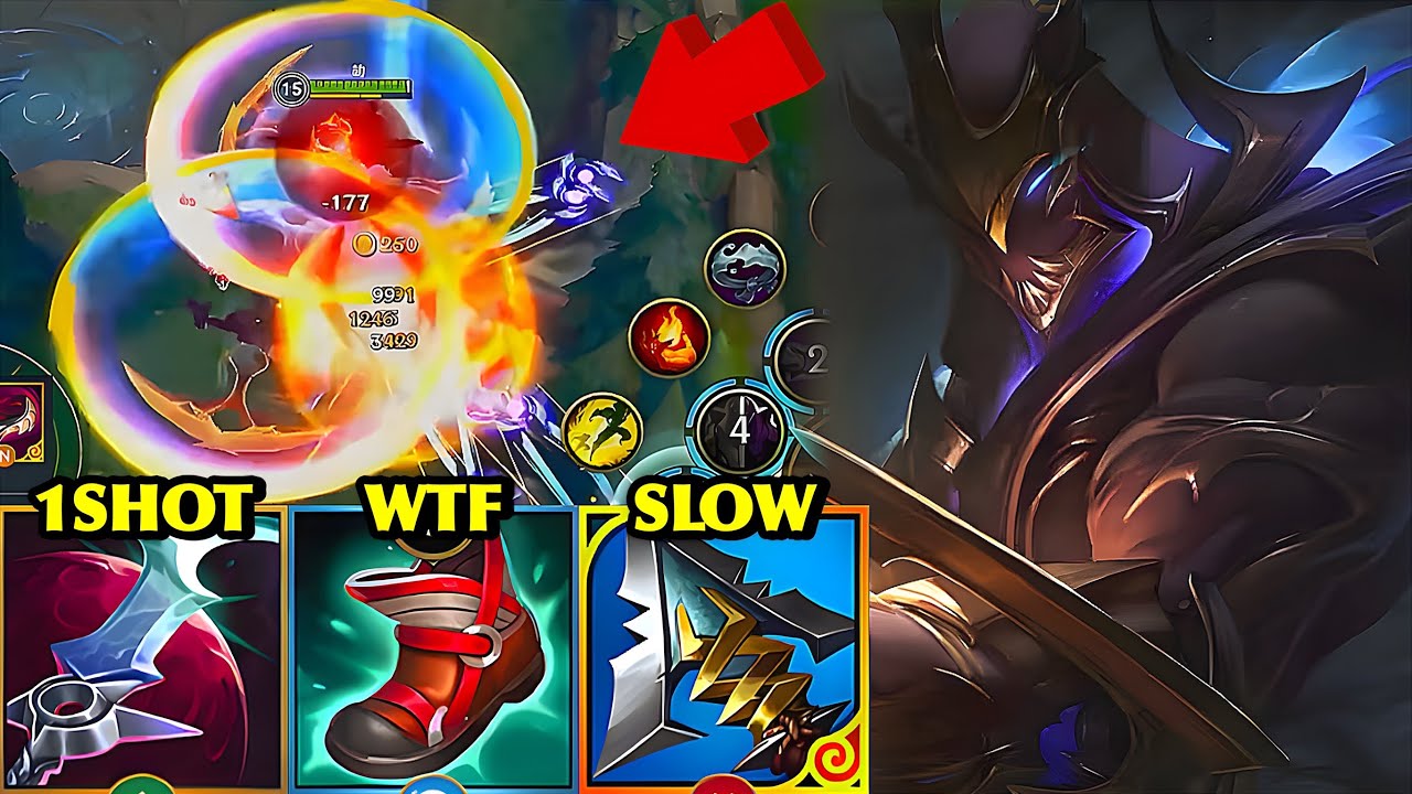 Wild Rift China Zed Mid | 26KILL ECLIPSE ZED SPAMMING SKILLS WITH INSANE BURST! | Build & Runes