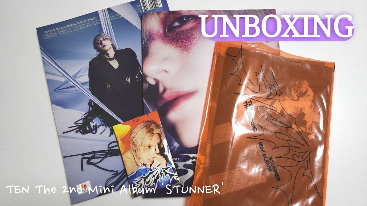 แกะอัลบั้ม TEN The 2nd Mini Album 'STUNNER' | Unboxing (I AM Ver./YOU ARE Ver./SNACK PACK Ver.)