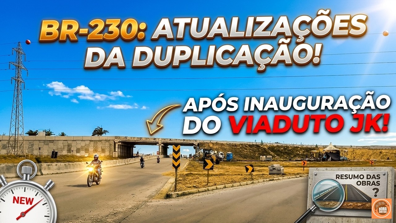 BR-230 HOJE: Obras aceleradas em Campina Grande! Veja o que mudou no Viaduto da JK