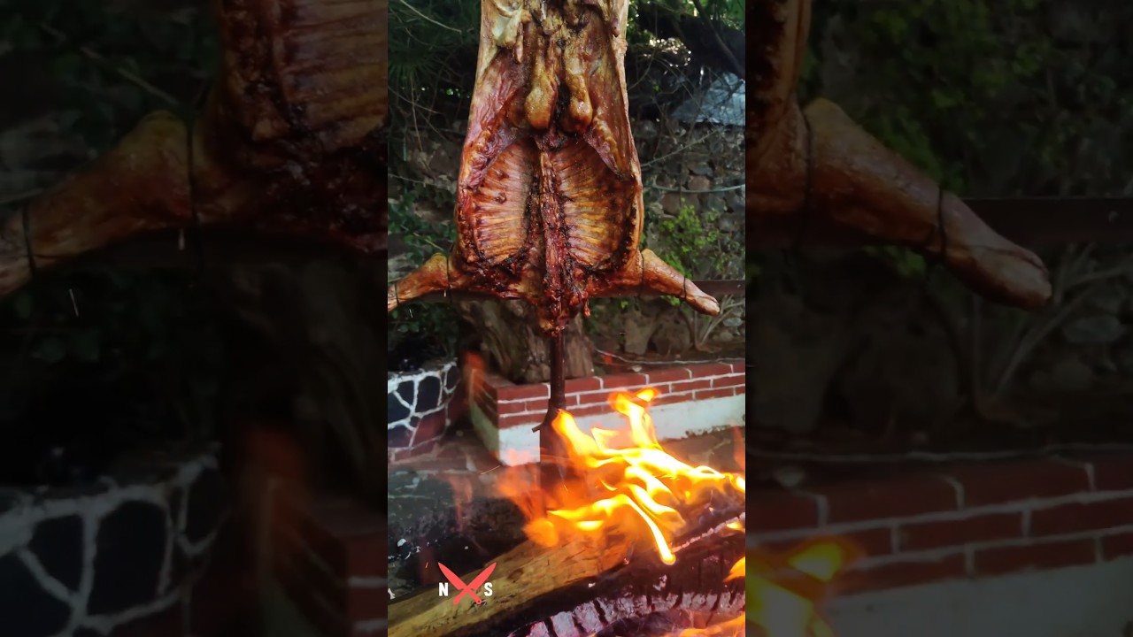 Cabrito a la estaca #cabrito #asado #norte&ntilde;o #asador